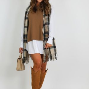 LS5221 Chaleco Punto Lazos