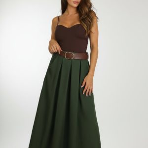 LS5320 Falda Pinzas Cinturón