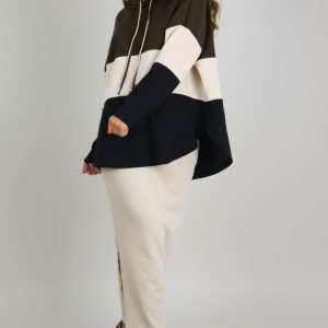 LS5318 Falda Midi Algodón