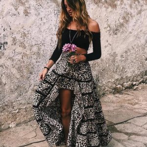 Falda Free Leopard