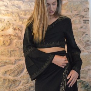 Top Multiposición Étnico Negro