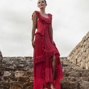 Vestido Fioroni Boho Flowers Red